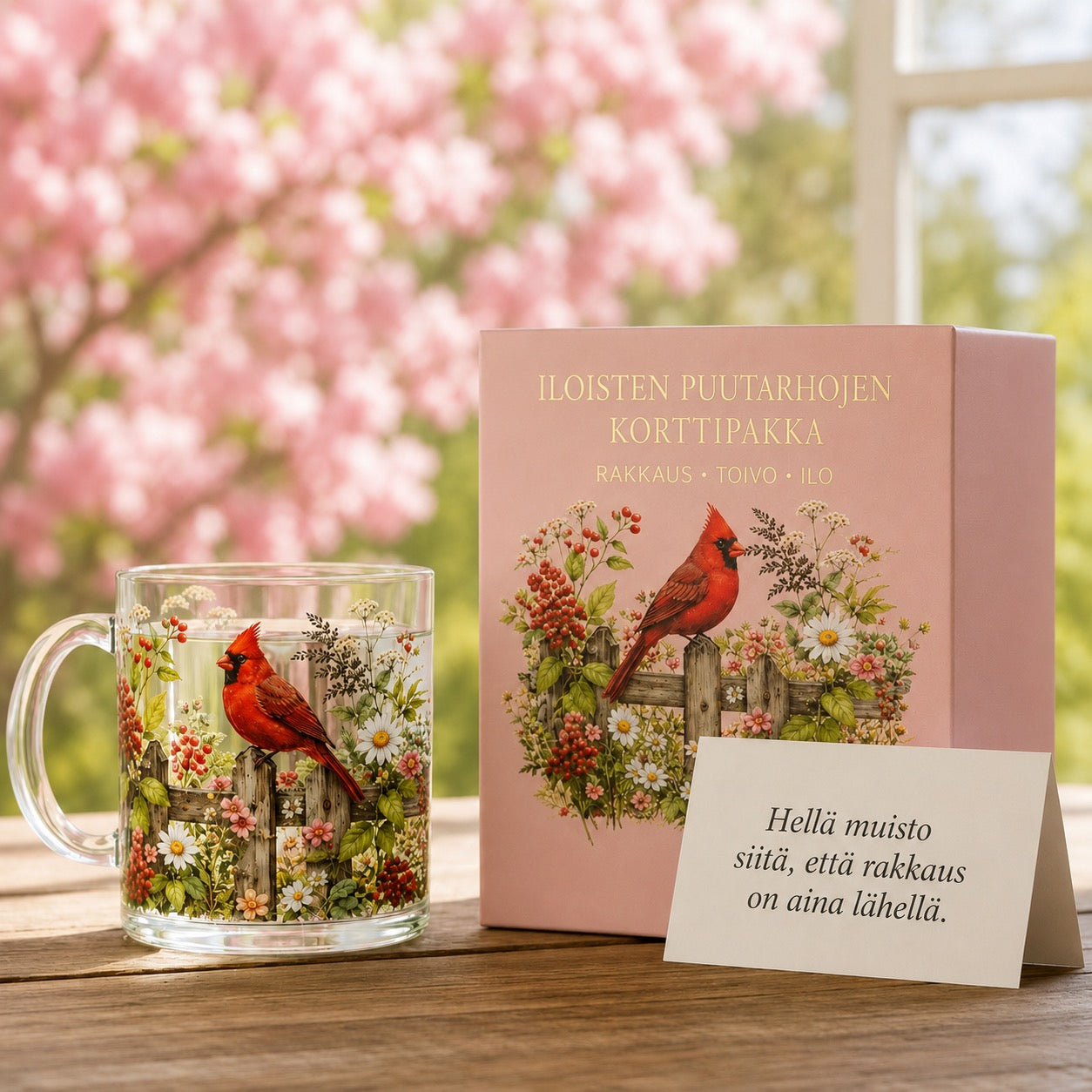 Kesäaamu – Kolibrilasit