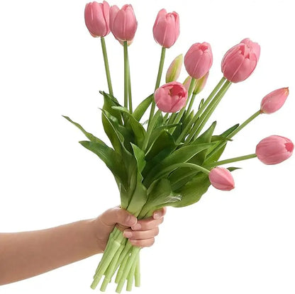 Everbloom Tulppaanit – Real Touch Aidonnäköiset tekotulppaanit realistisella tekstuurilla