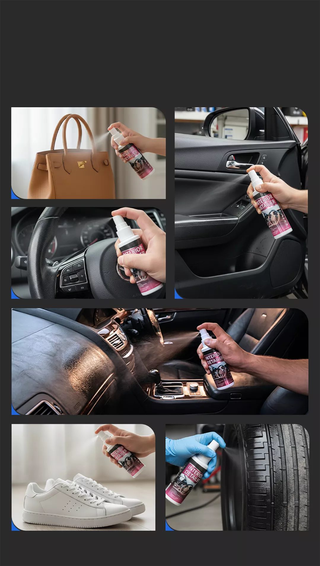 Suojaava auton sisätilojen puhdistusaine - 100 ml
