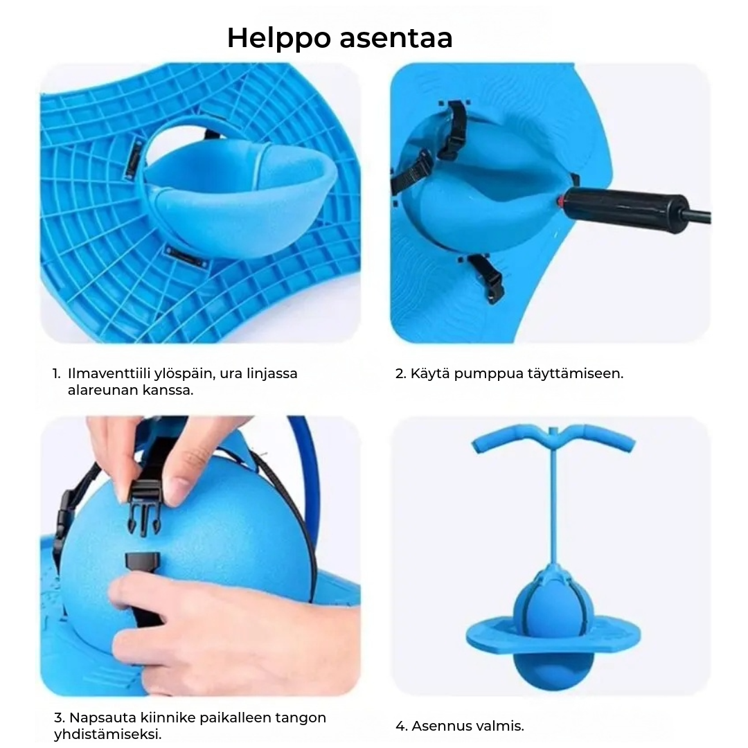 BounceBuddy – Tasapainopallo leikkiin ja liikkumiseen