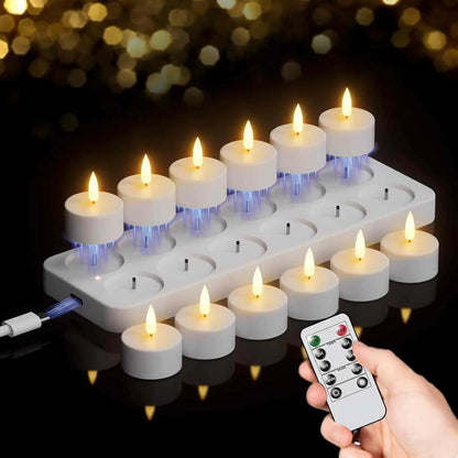 Ladattavat LED-kynttilät
