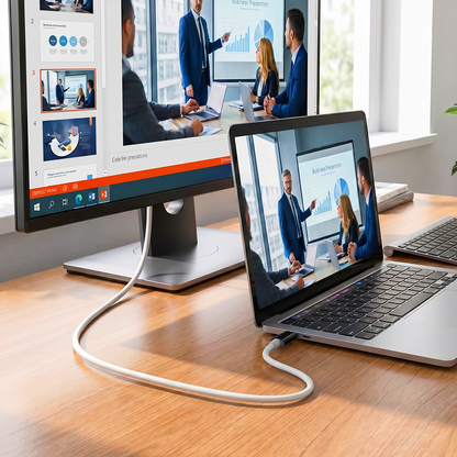 USB-C–HDMI-sovitinkaapeli – Suoratoista, pelaa ja lataa samanaikaisesti – Switchille, puhelimelle ja tabletille