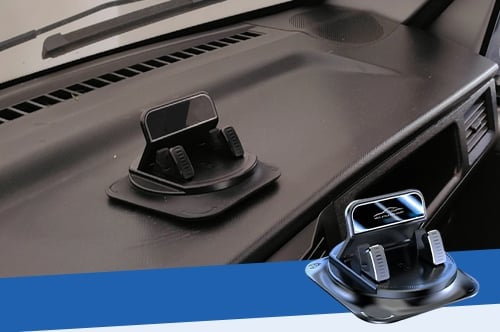 Autopuhelinteline 360° kääntyvällä toiminnolla