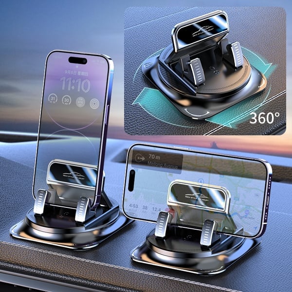 Autopuhelinteline 360° kääntyvällä toiminnolla
