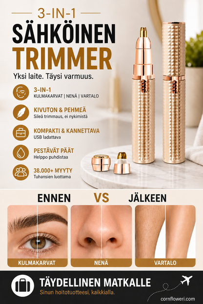 3-in-1 tarkkuustrimmeri