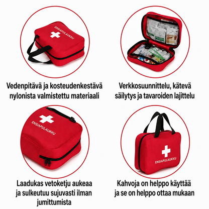 Ensiapupakkaus koko perheelle