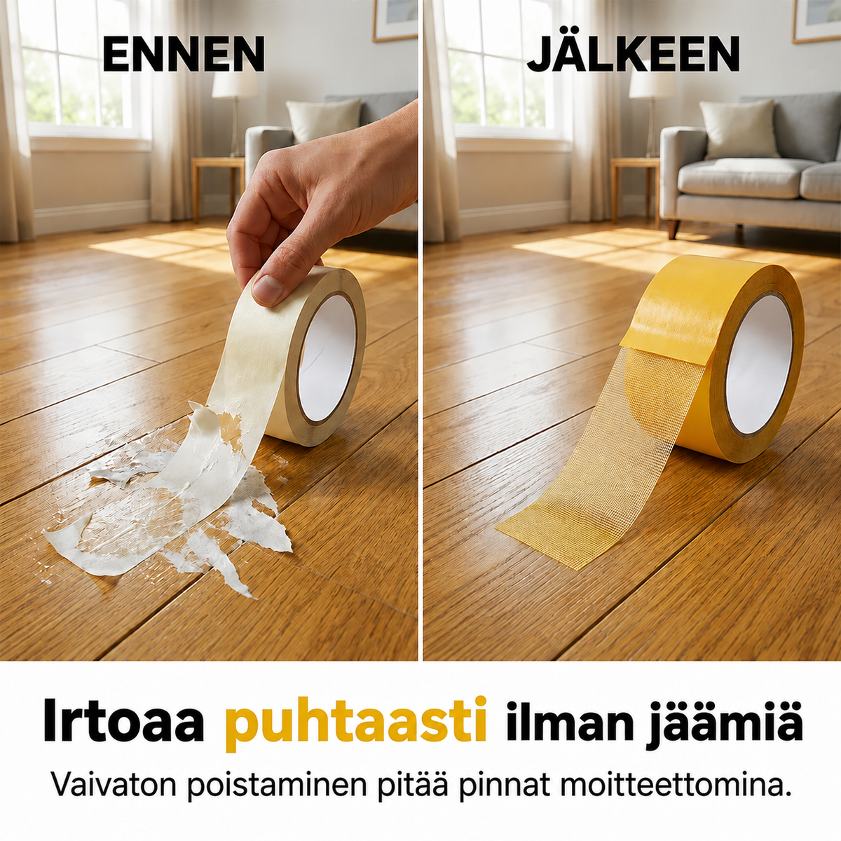 GripFix™ Kaksipuolinen teippi