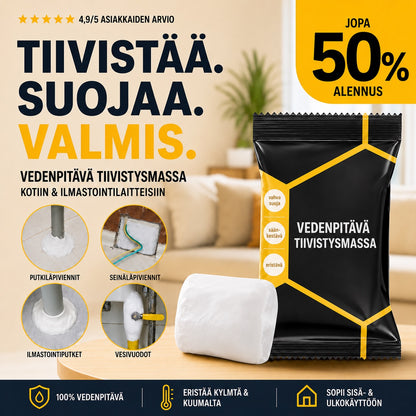 Vedenpitävä tiivistemassa – Joustava, säänkestävä ja helppo levittää