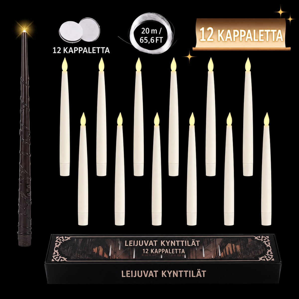 Leijuvat kynttilät