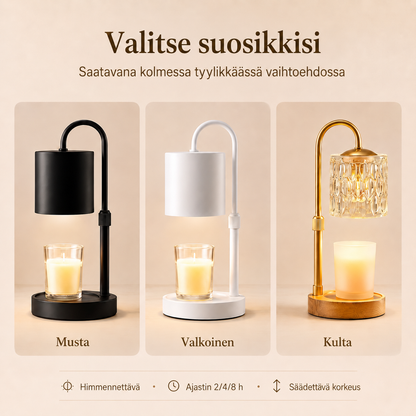 Kynttilänlämmitinlamppu – tuoksua ja tunnelmaa ilman avotulta