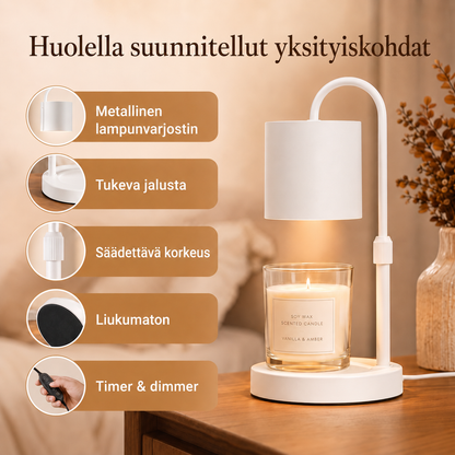 Kynttilänlämmitinlamppu – tuoksua ja tunnelmaa ilman avotulta