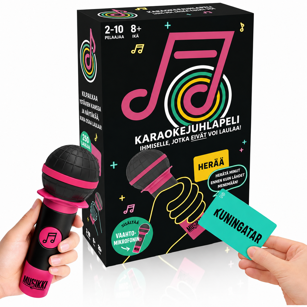 Musiikkimikrofonipeli – peli, joka saa kaikki laulamaan 🎤