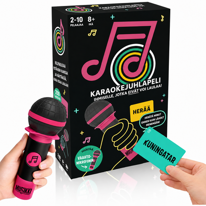 Musiikkimikrofonipeli – peli, joka saa kaikki laulamaan 🎤