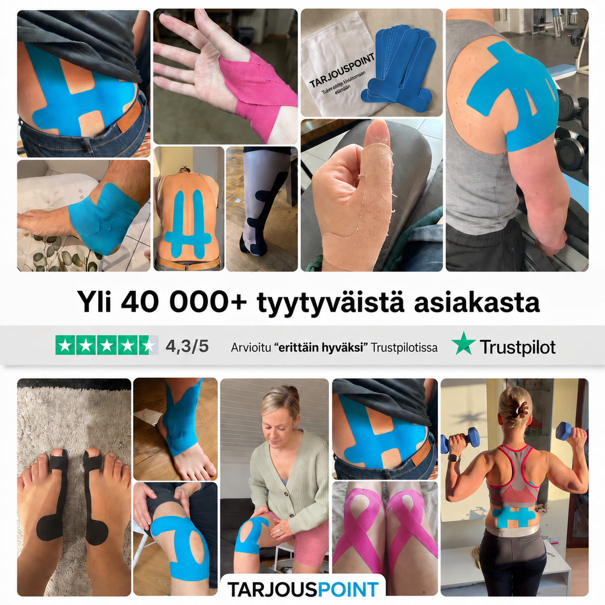 Hallux Valgus -korjausteippi