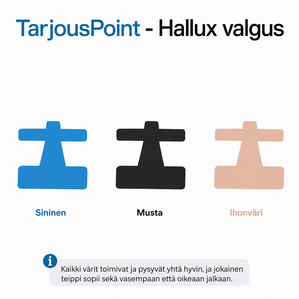 Hallux Valgus -korjausteippi