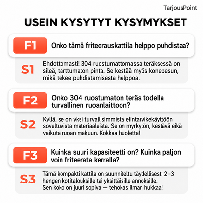 Monikäyttöinen friteerauskattila – Friteeraa, paista, keitä ja hauduta yhdessä kattilassa
