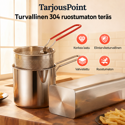Monikäyttöinen friteerauskattila – Friteeraa, paista, keitä ja hauduta yhdessä kattilassa
