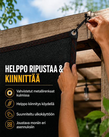 Aurinko- ja näkösuojaverkko