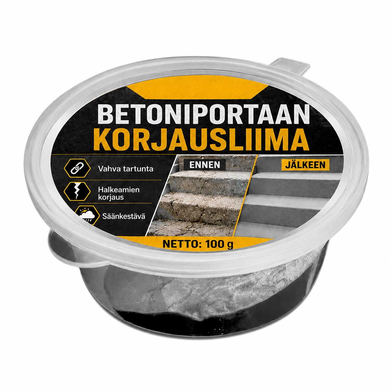 Betoniliima portaiden korjaukseen – Täydellinen portaisiin, ajoteille ja terasseille