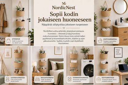 NordicNest – Riippuva säilytyskori