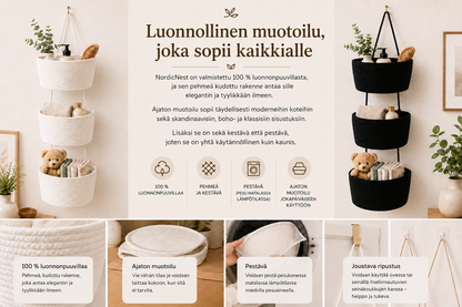NordicNest – Riippuva säilytyskori