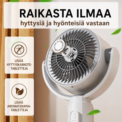 Moottoroitu jalustatuuletin