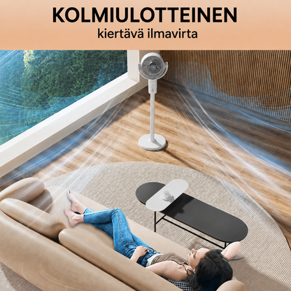 Moottoroitu jalustatuuletin