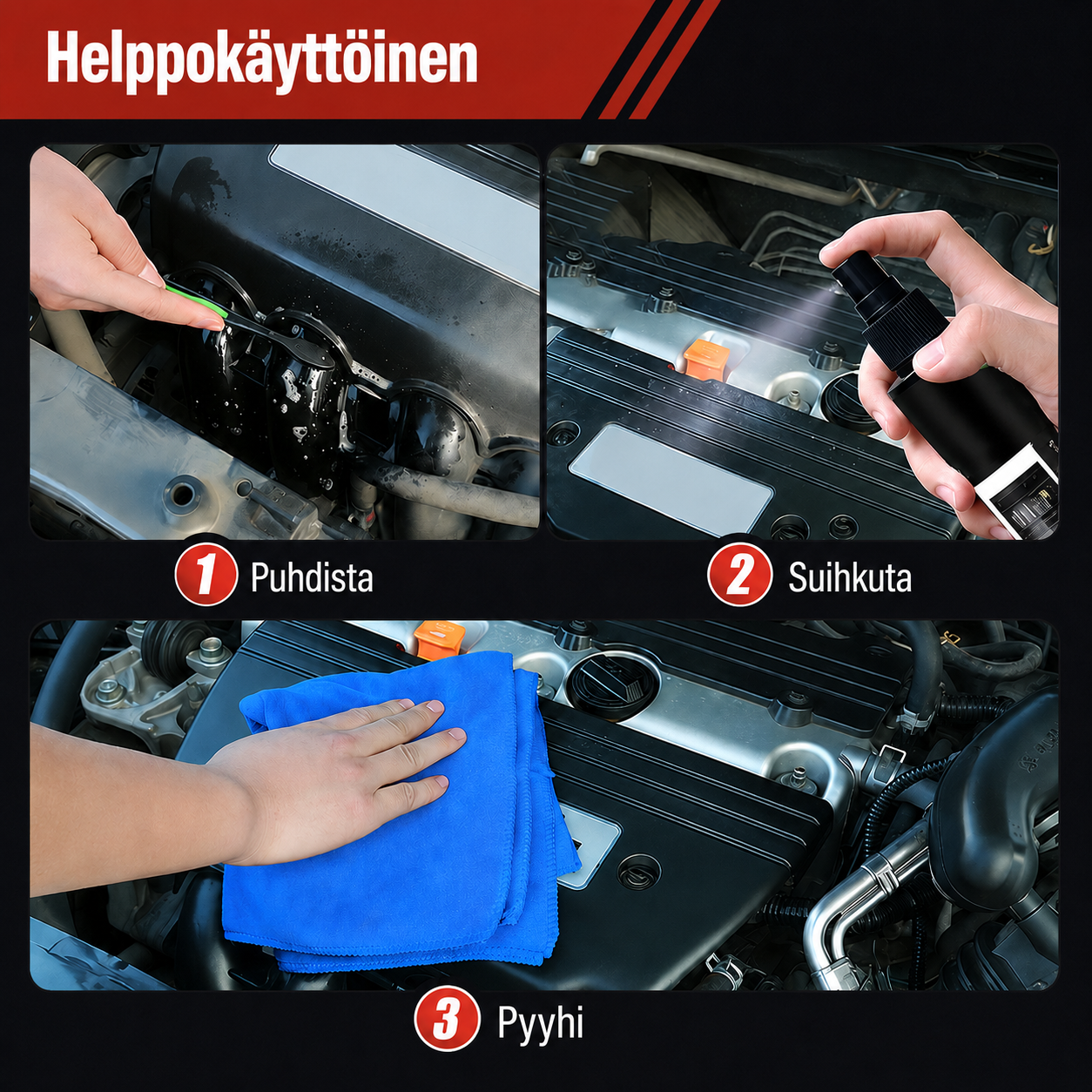 Moottorin puhdistussuihke