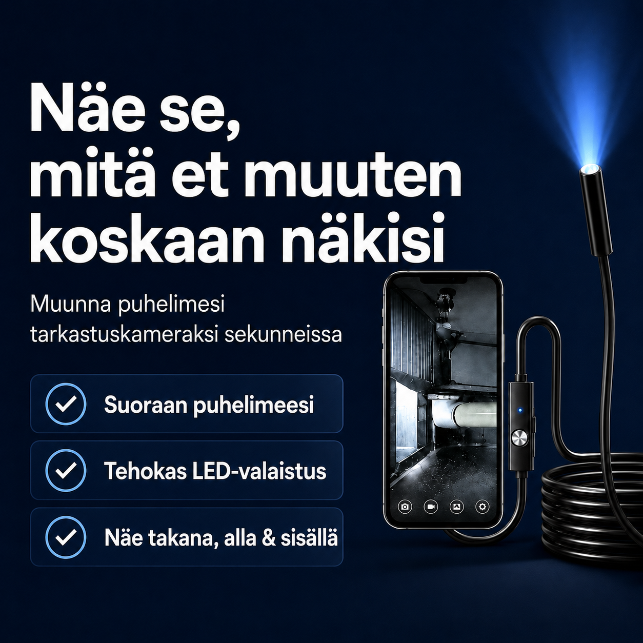 ClearBeam™ – Näe se, mitä et normaalisti koskaan näe