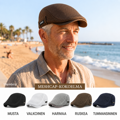 MeshCap | Miesten rento litteä lippalakki