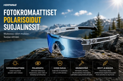 Aurinkolasit mukautuvilla linsseillä