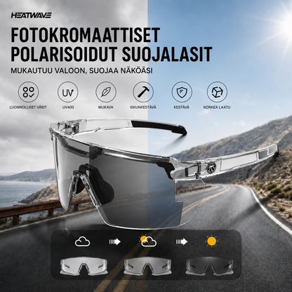 Aurinkolasit mukautuvilla linsseillä