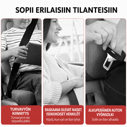 Auton turvavyön jatkopala