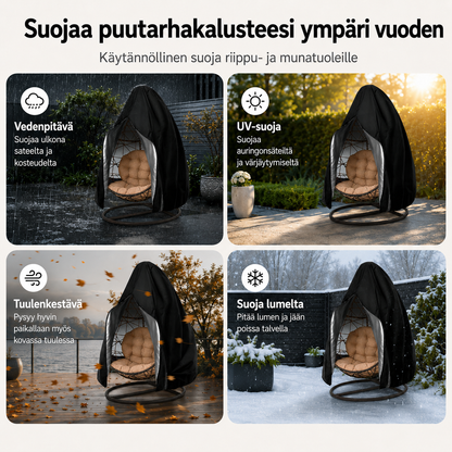 Vedenpitävä suojapeite munatuolille