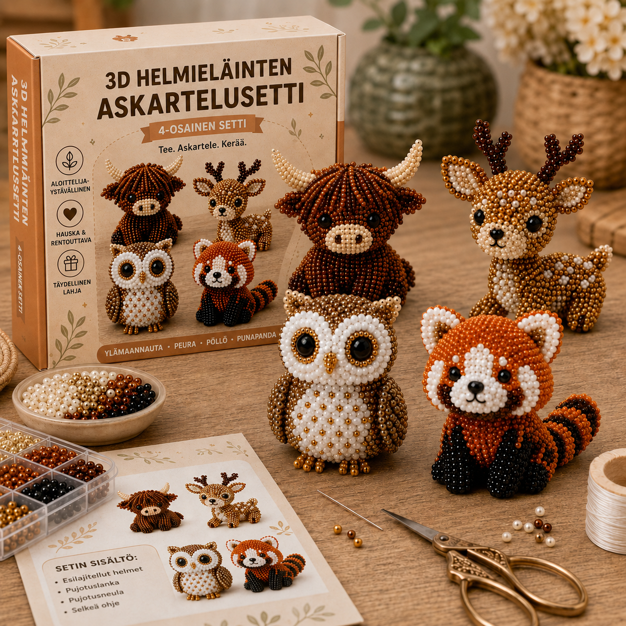 Helmet ja askartelu: Eläinystävät