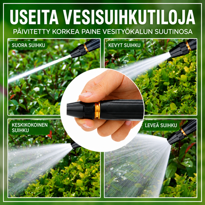 Parannettu painepesuri autonpesuun