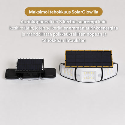 SolarGlow - Aurinkokäyttöinen ulkovalo liiketunnistimilla