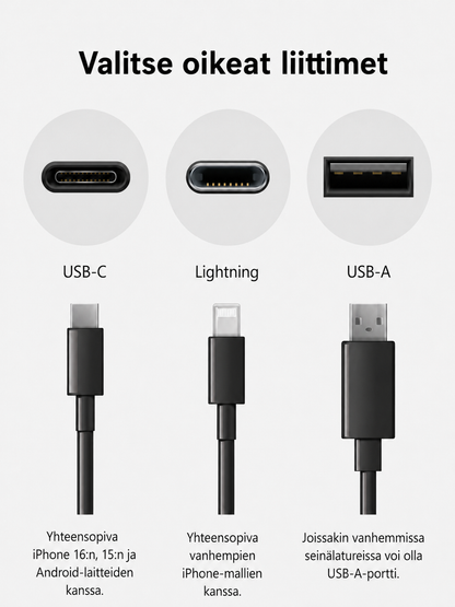 MagCable | Magneettinen Sotkeutumaton Kaapeli
