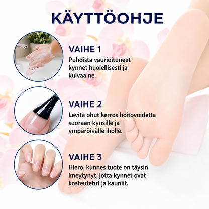 Ravitseva kynsien hoito käsille ja jaloille