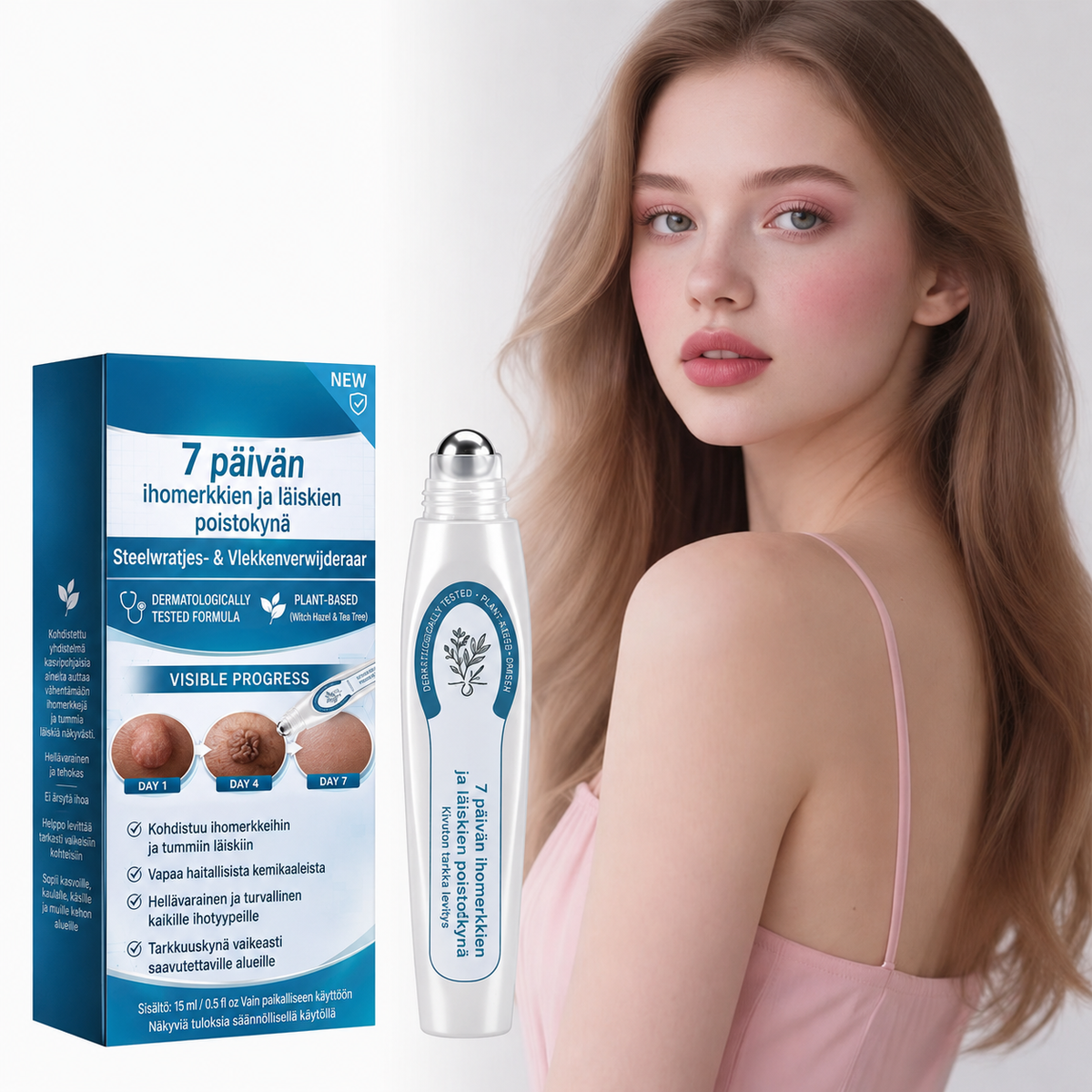 ClearRoller™ Roller-seerumi – edistynyt kirkkaalle iholle