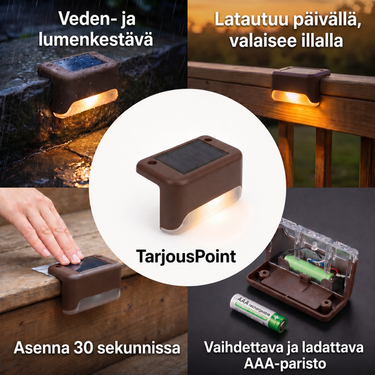 Aurinkoenergialla toimiva ulkovalaisin