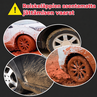 Auton logolla varustetut roiskeläpät – 4 kpl