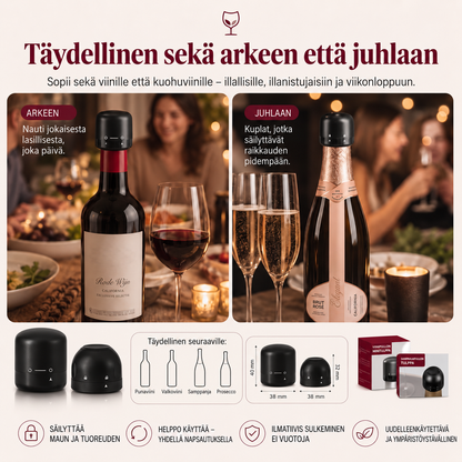 Pullonsuljin Viinille ja Samppanjalle