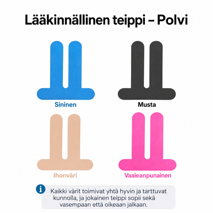 Polvinivelen Korjausteippi - Liiku jälleen luottavaisesti ilman, että sinun tarvitsee jatkuvasti ajatella polveasi