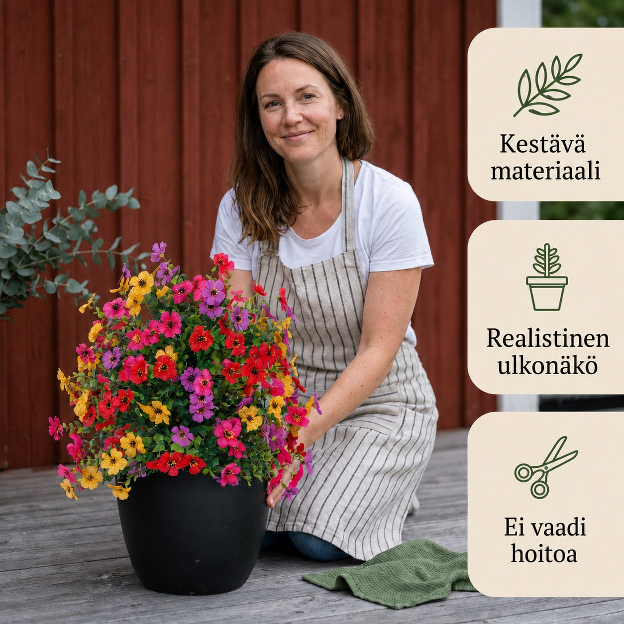FloraLux - Laadukkaat Tekokukat Sisäänkäynnille ja Terassille