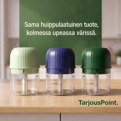 PrepPod – Langaton minisilppuri valkosipulille, sipulille ja yrteille sekunneissa