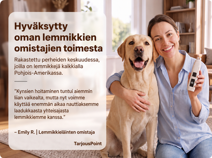 Sähköinen lemmikkien kynsihiomakone LED-näytöllä