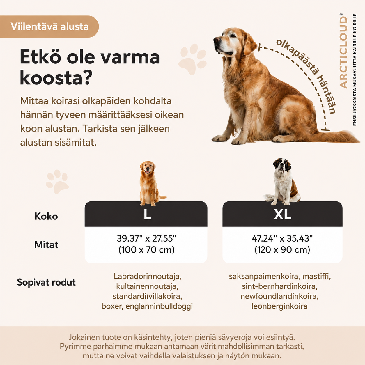 ArcticCloud® - Viilentävä koiran viilennysmatto (1+1 ILMAISEKSI)