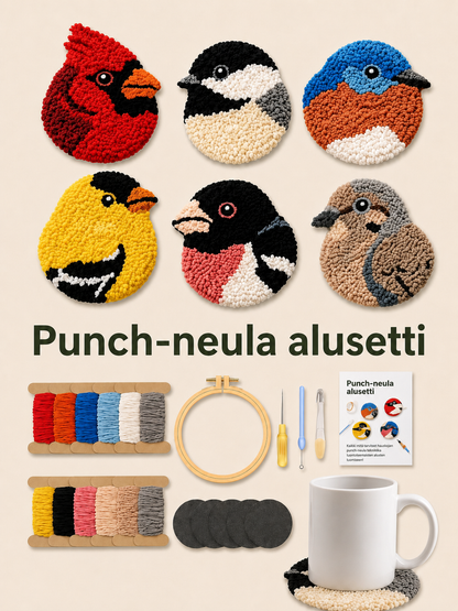 DIY Kirjontasarja Lasinalusille