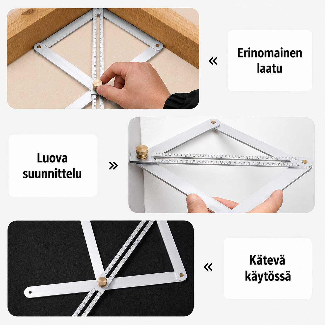 PrecisionRuler Ammattimainen Tarkkuusviivain
